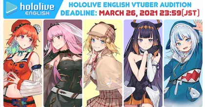 hololive EN เปิดรับสมัครสมาชิกรอบที่ 2 แล้ว! ไม่มีการจำกัดเพศและเชื้อชาติ!