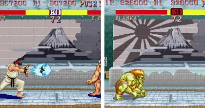 Street Fighter 2 ใน Switch ถูกแก้ฉากหลัง และปรับเพิ่มธงชาติจีน