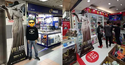 Resident Evil Village โปรโมทที่ฮ่องกงด้วยสแตนดี้ Dimitrescu ไซส์เท่าของจริง