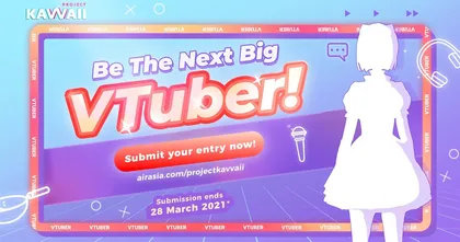 AirAsia เปิดตัว Project Kavvaii ค้นหาผู้มีพรสวรรค์มาเป็น Vtuber ในสังกัด