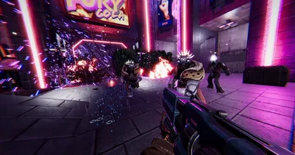 Turbo Overkill เกมเดินหน้ายิงบนโลกแนวไซเบอร์พังก์เผยตัวอย่างเกมเพลย์