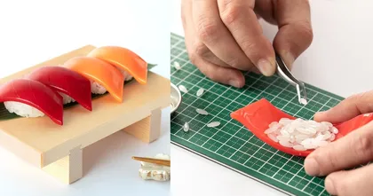 บริษัท Syutoseiko ออก ซูชิ พลาโม ที่จะมีเม็ดข้าวมาให้ประกอบกว่า 300 ชิ้น
