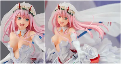 ฟิกเกอร์ Zero-Two ในชุดแต่งงานสุดงามจาก DARLING in the FRANXX