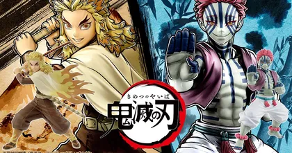 ฟิกเกอร์ Rengoku และ Akaza คู่เดือดจาก Kimetsu no Yaiba Mugen Train