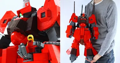 นักต่อ Lego ชาวญี่ปุ่นอวดผลงานหุ่น Rick Dias จากซีรีส์ Gundam ที่ใช้เวลาต่อนานถึง 3 ปี