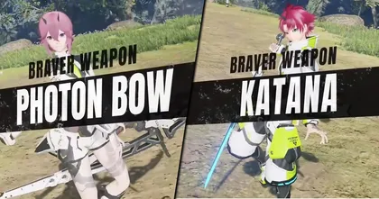 Phantasy Star Online 2: NGS เผยตัวอย่างแรกอาชีพ Braver ผู้ใช้คาตานะและธนู