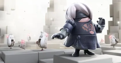 Fall Guys เตรียมปล่อยสกินของ 2B จาก NieR:Automata กลางเดือนนี้