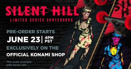 Konami Shop เผยรูปใหม่ของ Silent Hill สุดท้ายกลายเป็นขายสเก็ตบอร์ด!!