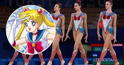 โอลิมปิก 2020 ตัวแทนยิมนาสติกลีลาจากอุซเบกิสถาน จัดเต็มชุด Sailor Moon