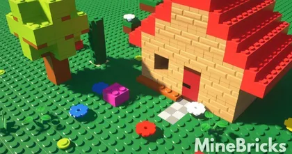 MineBricks ม็อดที่จะเปลี่ยนทุกอย่างในโลกของ Minecraft ให้กลายเป็นตัวต่อเลโก้!
