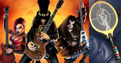 แฟนเกม Guitar Hero โชว์จอยคอนโทรลเลอร์ไอเดียบรรเจิดที่ทำมาจากไม้ตียุงไฟฟ้า