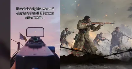 ชาว Tiktok สงสัย ทำไมปืนสมัยสงครามโลกใน CoD: Vanguard ถึงติด Red Dot