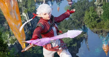 Final Fantasy 14 Endwalker ปล่อยภาพ CG ของ Alisaie Leveilleur ในร่างนักเวทย์แดง
