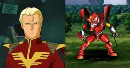 Anno เคยบอกโปรดิวเซอร์ Super Robot Wars ให้ Char ขับ EVA-02 และให้ Bright ปรับปรุง Shinji