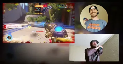 ชาว Reddit โชว์สกิลเพลย์เล่น Overwatch ด้วยแขนข้างเดียว
