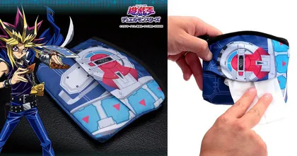Yu-Gi-Oh ออกกระเป๋าใส่ทิชชู่แนวดูเอลดิสก์ ที่จะทำให้การดึงทิชชู่สนุกขึ้น