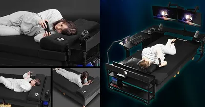 ของมันต้องมี! บริษัทญี่ปุ่นผลิต GamingBed เตียงนอนสำหรับเกมเมอร์ออกวางจำหน่ายแล้ว