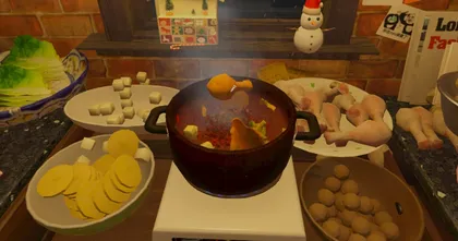 Hot Pot For One เกมจำลองทำชาบูในค่ำคืนคริสมาสต์ที่เปลี่ยวเหงาของคนเศร้าใจ