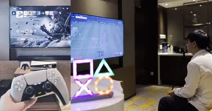 PlayStation ร่วมกับโรงแรมในจีนจัดโปรเด็ด ติด PS5 กับทีวีจอยักษ์ให้เล่นในห้องพัก