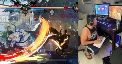 เกมเมอร์หนุ่มแข่ง Guilty Gear ในขณะที่ตัวเองเผชิญเหตุการณ์แผ่นดินไหว สุดท้ายชนะซะงั้น!