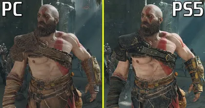 เห็นกันชัดๆ! เมื่อยูทูบเบอร์มือดีทำวิดีโอเปรียบเทียบกราฟิกของเกม God of War ระหว่าง PC กับ PS5