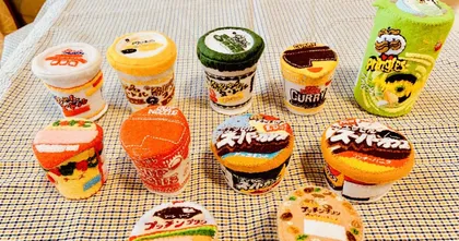 ชมผลงานของกินจากการเย็บปักถักร้อยโดยคุณยายชาวญี่ปุ่น