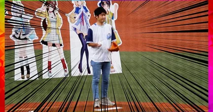 ชมลีลาการปาบอลของ CEO YAGOO ในพิธีเปิดงานแข่งเบสบอล Hololive Day