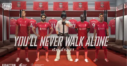 PUBG MOBILE ประกาศความร่วมมือกับสโมสรฟุตบอลระดับโลก LIVERPOOL FC