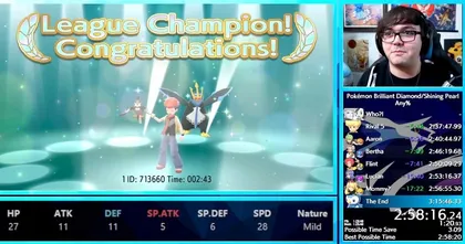 เกินไป! พบเกมเมอร์โชว์เล่น Pokemon BDSP แบบ RTA ใช้เวลาเคลียร์เพียง 3 ชั่วโมง!!