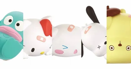 ฟิกเกอร์เหล่าตัวละคร Sanrio ในท่าล้มกลิ้ง วางจำหน่ายให้ลุ้น 5 ลายในปีหน้า