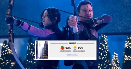 Hawkeye ทำคะแนนเปิดตัวสองตอนแรกจาก Rotten Tomatoes ไปเกือบเต็ม