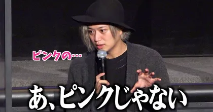 Inoue Masahiro นักแสดง Kamen Rider Decade เผลอพูดคำว่าสีชมพูออกมาแทนสีมาเจนต้าเองซะงั้น!