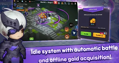 Idle Iron Knight ประกาศพร้อมเปิดลงทะเบียนล่วงหน้าแล้วบน Android !
