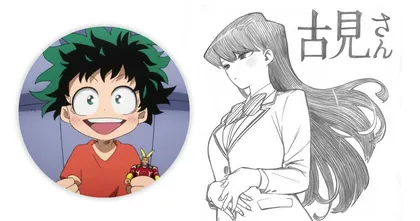 แฟนอาร์ตคุณ Komi พูดไม่เก่งวาดโดยผู้เขียน My Hero Academia