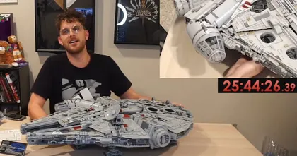 สตรีมเมอร์ Twitch ต่อ LEGO Millennium Falcon ได้สำเร็จโดยใช้เวลาสตรีมรวมทั้งหมดกว่า 26 ชั่วโมง!