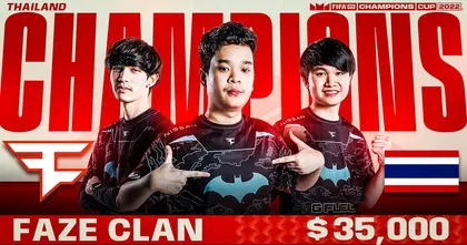 FaZe Clan ตัวแทนประเทศไทย คว้าแชมป์ FeChc 2022 รับเงินรางวัลกว่า 1 ล้านบาท!!