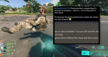 โปรแกรมโกงเจ้าหนึ่งยกเลิกโกงเกม Battlefield 2042 เพราะเกมมีปัญหาเกินไป