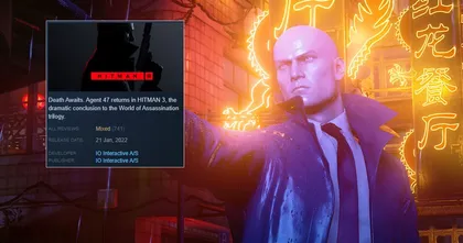 Hitman 3 บน Steam ถูกรีวิวบอมบ์เพราะขายราคาเต็มแม้ขายช้ากว่า Epic 1 ปี