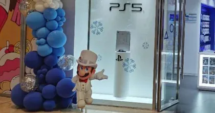 ข้ามค่าย! ร้านเกมแห่งหนึ่งในจีนดันใช้ Mario กับ Bowser โปรโมต PS5 ซะงั้น