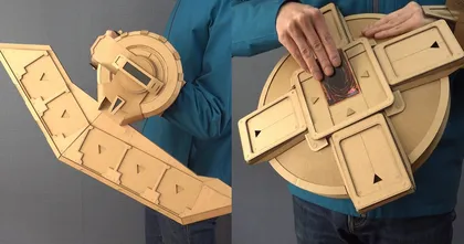 ชมชาวญี่ปุ่นที่ประดิษฐ์ Duel Disk จากกระดาษลัง ปล่อยไฟล์ PDF ออกมาให้โหลดไปทำตามกันแล้ว!