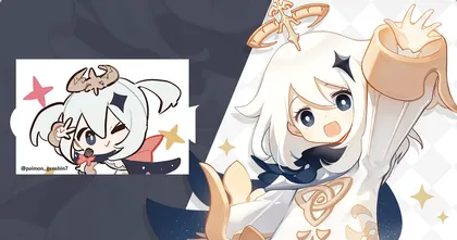 น่ารัก! Paimon แมสคอตเกม Genshin Impact เผยภาพใหม่เนื่องในวันทวินเทล