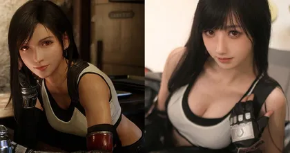 พาชมสาวชาวจีนคอสเพลย์เป็นตัวละคร Tifa จากเกม Final Fantasy 7 ที่เห็นแล้วชวนหลง