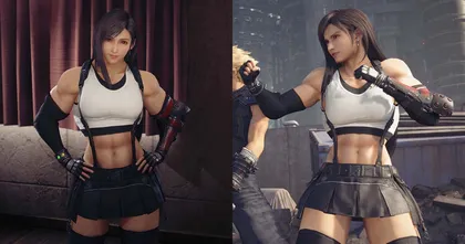 กำเนิด Mod ใหม่ เปลี่ยนโฉม Tifa ใน FF7 Remake ให้เป็นสาวกล้ามทรงพลัง