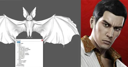 FF Origin ใช้จำนวนโพลีกอนเกินจำเป็น! ค้างคาวตัวเดียวมากกว่า Kiryu ถึง 3 เท่า!