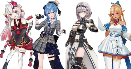 Hololive กำลังจะมีฟิกเกอร์เน็นโดรอยด์เพิ่มอีก 4 ตัว