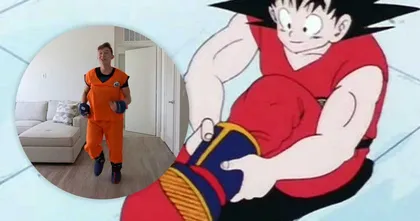 YouTuber ต่างชาติ ใส่ชุดฝึกหนัก 60 กิโลฯ เพื่อฝึกแบบ Goku ใน Dragon Ball!
