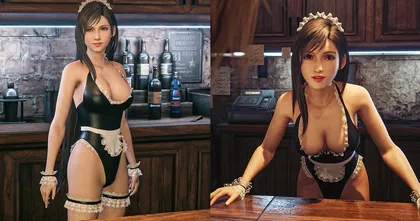 โหลดมาลอง! ม็อดใหม่ที่จะทำให้ Tifa จากเกม Final Fantasy VII ให้กลายเป็นสาวเมดสุดเซ็กซี่