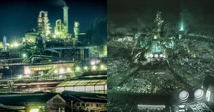 แฟนเกม FF7 Remake พบย่านโรงงานในญี่ปุ่นดูคล้ายกับโลเคชั่นเมือง Midgar