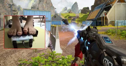 เกมเมอร์ TikTok ชาวญี่ปุ่นโชว์ลีลาสุดเทพเล่นเกม Apex Legends โดยใช้เท้าบังคับ