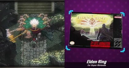 ยูทูบเบอร์สุดครีเอท ทำกราฟิกเกม Elden Ring เป็นยุค 16-Bit ของเครื่อง SNES